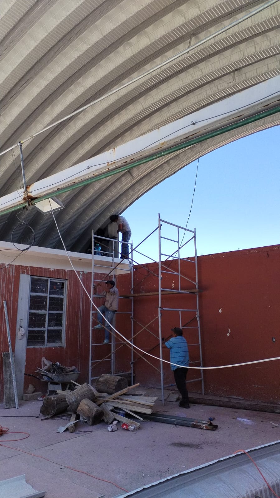 Trabajos de acabados — Escuela Ecatepec